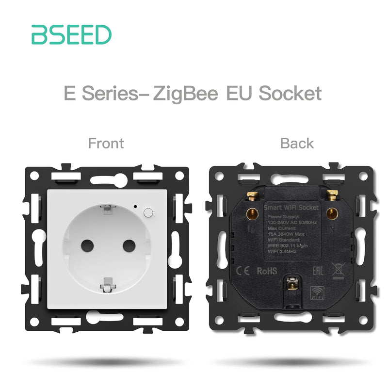 BSEED Smart Zigbee Thermostat Floor Heating/Boiler/Water Module Part Thermostat Controller Glass Frame Need Gateway APP Control