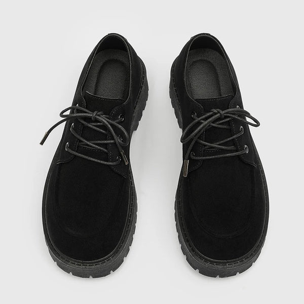 Men's Big Head American Retro Thick-Sole High Casual Shoes Four Season New Soft-Sole Non-Slip Outdoor Joker Sports Walking Shoes