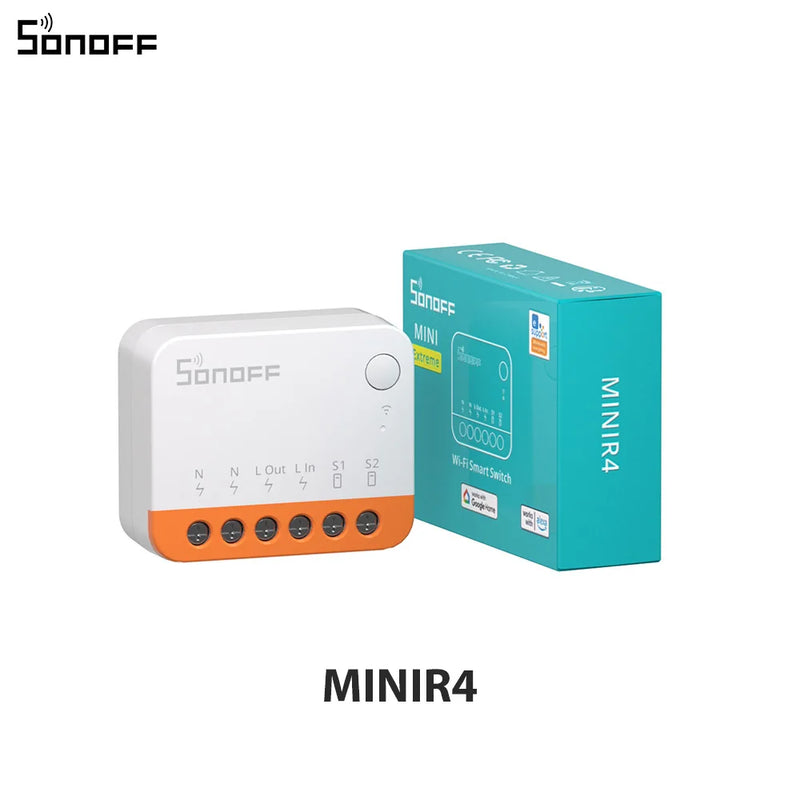SONOFF S-MATE2 Extreme Switch Mate Local Control Mechanical Switch Support MINI Size Two-Way eWeLink Remote Control via MINIR4