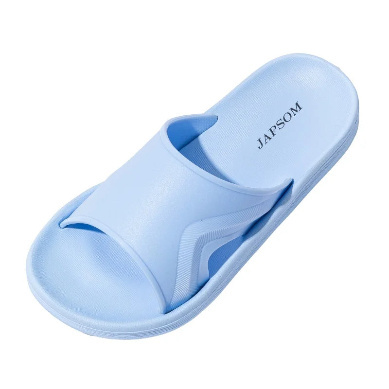 Summer Fashion Slippers for Men Indoor Outdoor Sandals Beach Flip Flop Male Slides Non-Slip Shower Shoes Bathroom Bedroom