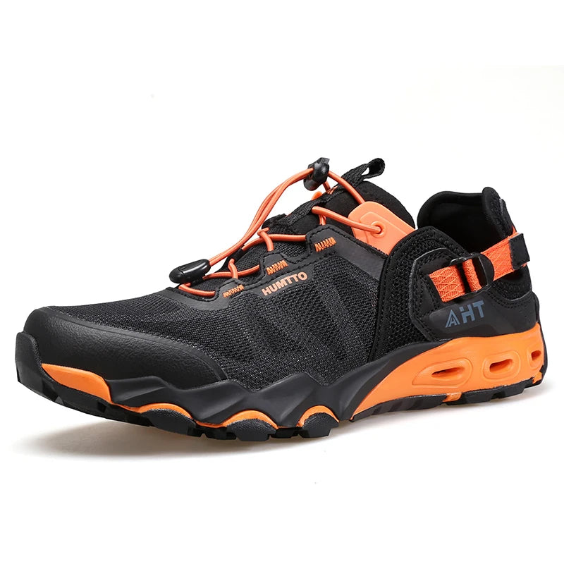 HUMTTO New Summer Water Shoes for Men Breathable Beach Sneakers Mens 2022 Trekking Outdoor Aqua Shoes Sports Hiking Sandals Man