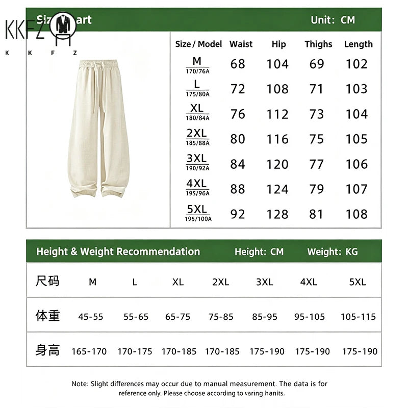 Men Linen Blend Baggy Harem Trousers Elastic Drawstring Closure Relaxed Tapered Shape For Leisure And Daily Wear