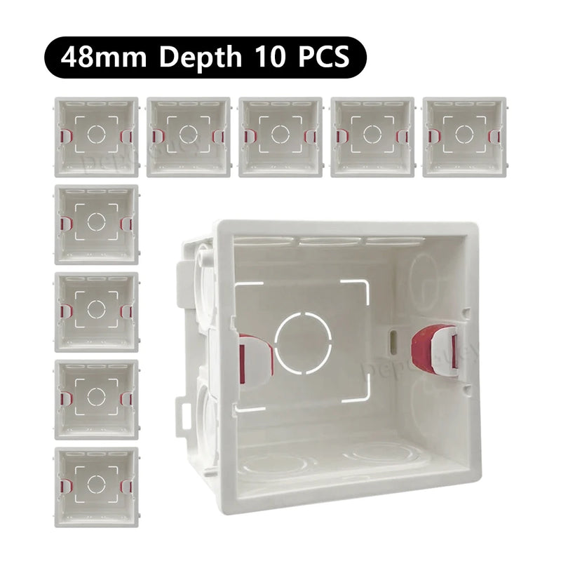 Model 86 Adjustable International Bottom Box, Wall Switch Socket Internal Mounting Box, Electrical Socket and Accessories