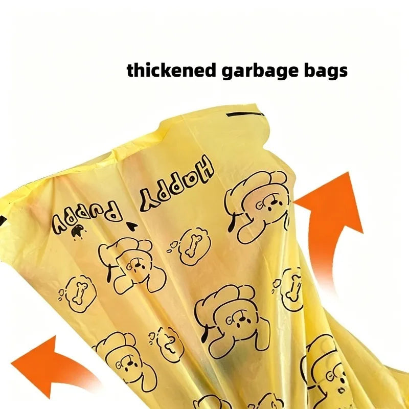 3/5roll（45pcs/75pcs） Degradable Pet Poop Bag, Thickened Design, Cat Litter Bag, Picking Up Poop Bag, Cute Pattern. Dog, Cat Prod