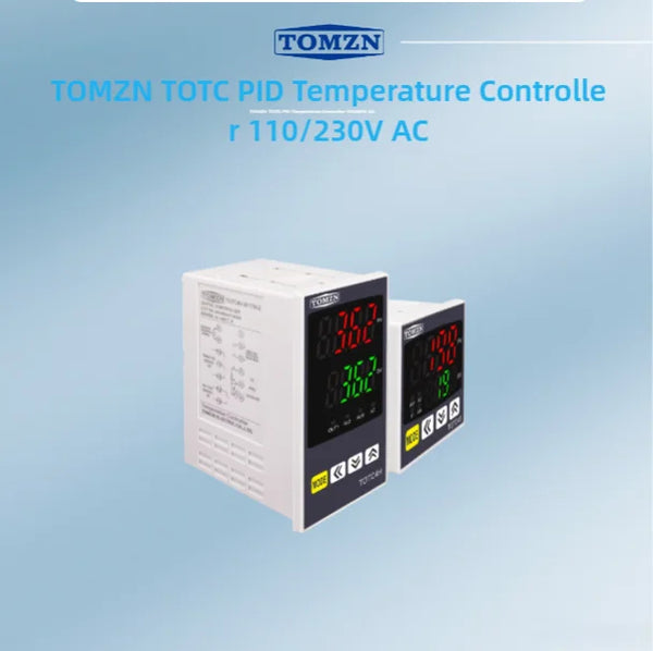TOMZN Digital PID Temperature Controller – Universal Input Thermostat, Regulator with SSR Relay Output, 110V–230V AC