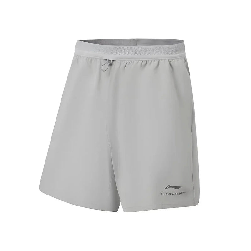 ខោខ្លីហាត់ប្រាណបុរស Li-Ning LN COOL 88% ប៉ូលីអាមីត 12% អេឡាស្ទីន ទំហំធម្មតា ខោហាត់ប្រាណ LiNing មានផាសុកភាព AKSW135