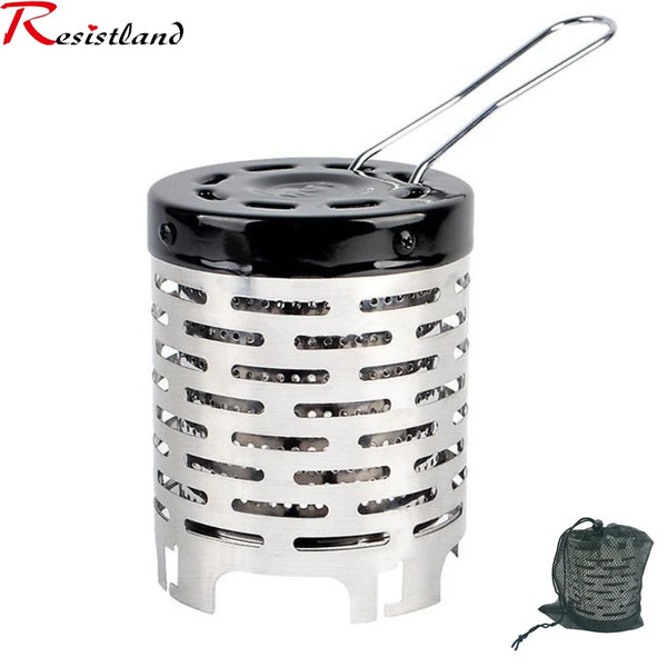 Mini Gas Heater Stove Wear-resistant Outdoor Camping   Portable Steel Warmer Heating Cover Equipment
