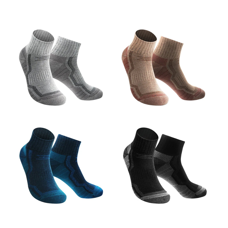 WRELS Merino Wool Socks Unisex Super Thick Thermal Hiking Socks for Cold Weather Compression Running Socks Outdoor Warm Socks