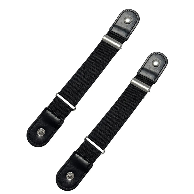 2pcs Women's Casual Belt Set,Simple Short Elastic Waistband for Jeans, Available 6 Colors to Match Various Styles,elastic band
