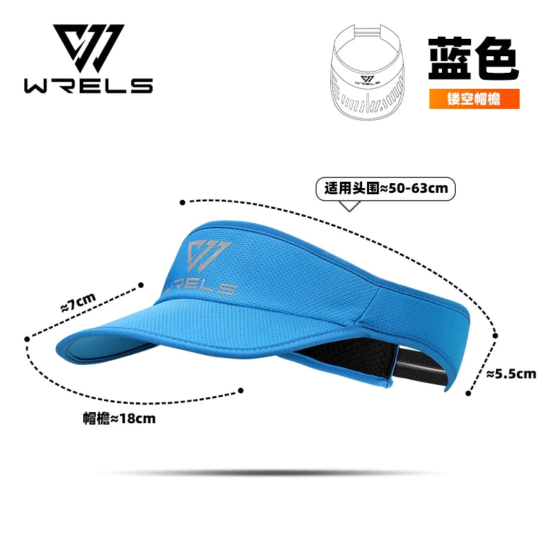 WRELS Summer Sun Hats Sun Protection Hat Outdoor Sports Golf Hats Top-Empty Visor Empty Breathable Anti-UV Adjustable Cool Cap