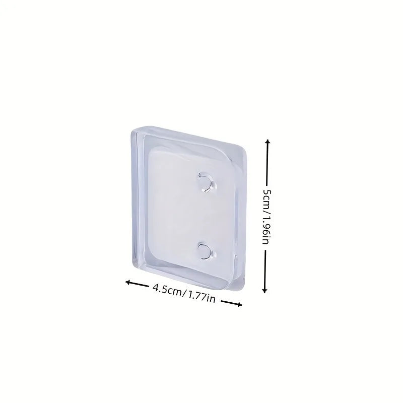 2/4pcs Multi-Purpose Curtain Clip, Transparent Plastic, Very Suitable for Bathrooms and Kitchens. curtain, room accessories