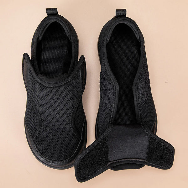 Wide Toe Box Shoes Men Women Non Slip Easy on Diabetic Shoes Swollen Feet Orthopedic Walking Shoes Relieves Pressure on Bunions