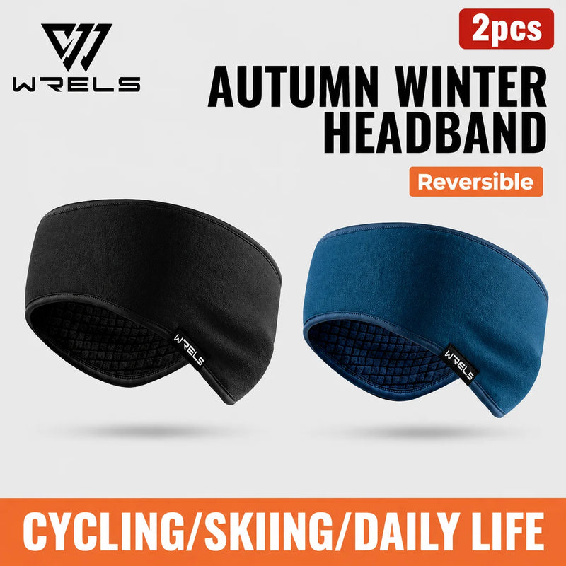 WRELS Earmuffs Windproof Warm Ear Warmers Fleece Headband Breathable Elastic Anti Cold Men Women Running Riding Skiing Ear Cover