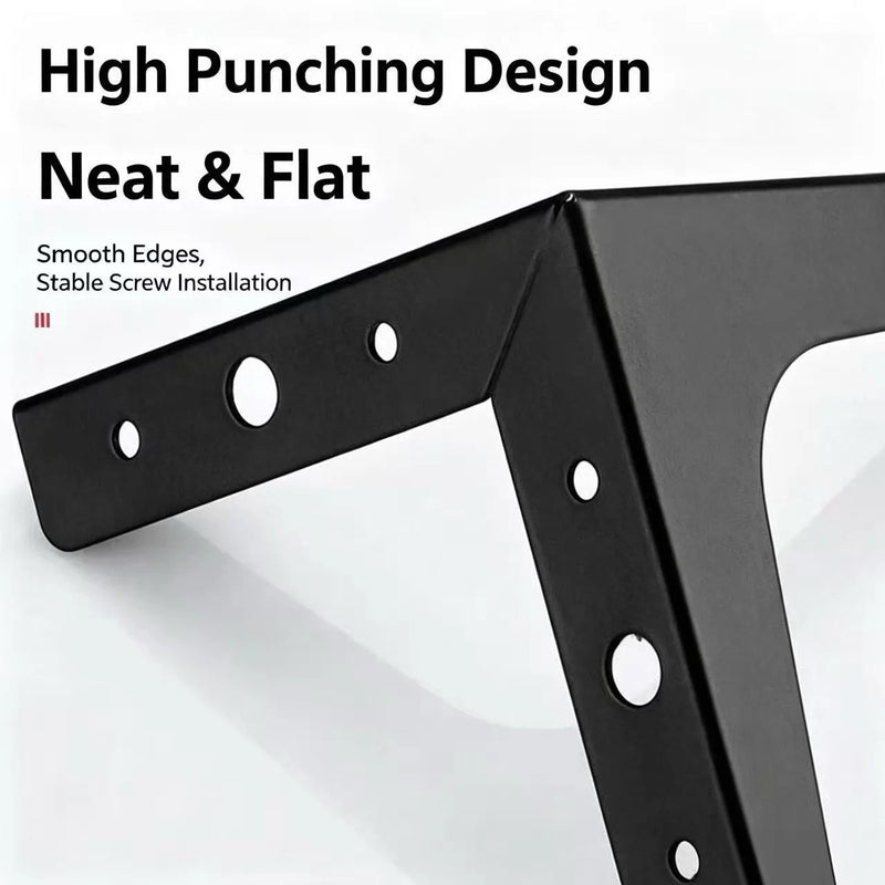 4PCS Trident-Legged Metal Furniture Support Legs for Sofa TV Cabinet Coffee Table Bathroom Cabinet Bed - Right Angle Versatile L