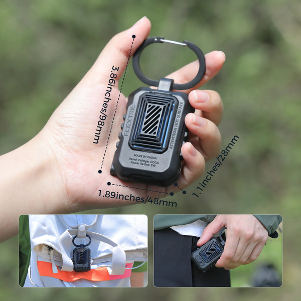 FLEXTAIL LIGHT REPELLER - Portable Mosquito Repeller with Dual Modes, IPX4 Waterproof, Without Repellent Mats