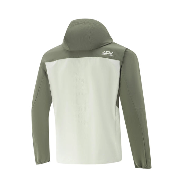 អាវ ខ្យល់ រត់ បុរស Li-Ning LN WIND PROOF 94% Polyamide 6% Elastane Reguler Fit LiNing អាវ កីឡា អាជីព AFYV001