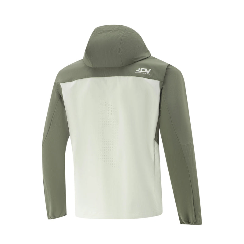 អាវ ខ្យល់ រត់ បុរស Li-Ning LN WIND PROOF 94% Polyamide 6% Elastane Reguler Fit LiNing អាវ កីឡា អាជីព AFYV001