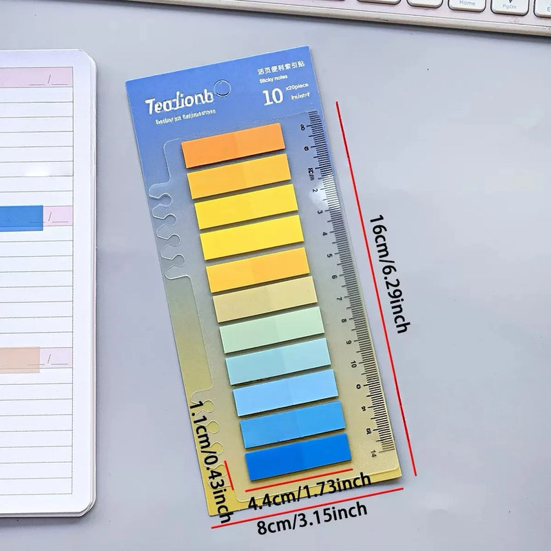 200-3600Sheets Transparent Index Creative Memo Pads Office School Stationery Self-Adhesive Stickers Posted It Sticky Note Pads