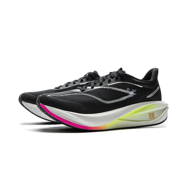 ស្បែកជើងរត់ប្រណាំង Li-Ning សម្រាប់នារី FEIDIAN 5 CHALLENGER ស្បែកជើងកីឡាប្រភេទកាបូន-ហ្វាយប័រ បន្ទះប៊ូម ខ្នើយ មានខ្យល់ចេញចូល ARMV002