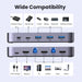 UGREEN 4K@60Hz HDMI KVM Switch USB3.0 KVM Switcher 2 PCs Sharing 1 Monitor,Printer,Keyboard,Mouse Switch Support 3D ,HDR Vision