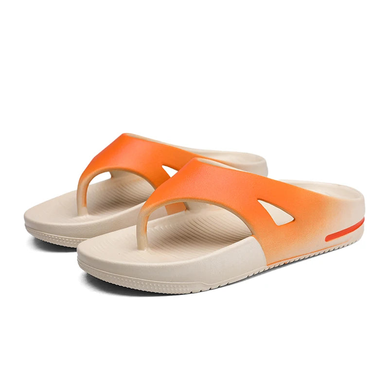 Summer Thick Sole Bottom Platform Flip Flops Men Slippers EVA Soft Beach Slippers Indoor Outdoor Lightweight