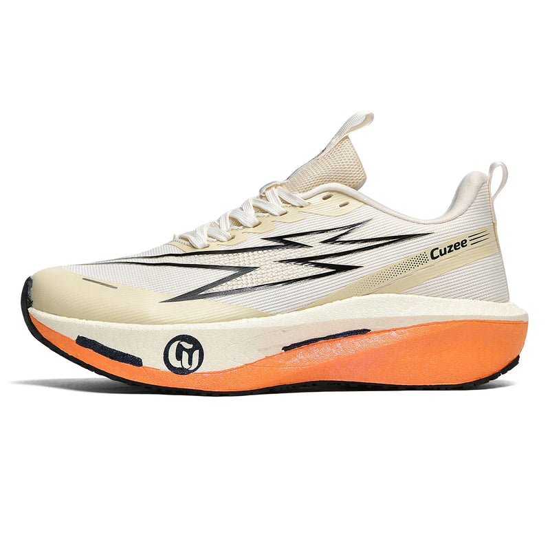 Unisex Sneakers Rebound Wear-resistant Shock-absorbing Thick Soled Fitness Shoes New Road Professional Running Training Shoes