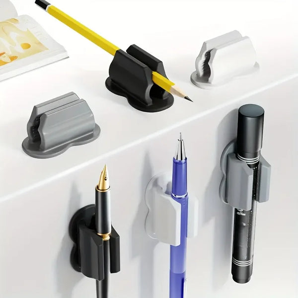 1/2pcs Upgraded Silicone Pen Holders, Adhesive Organizer for Desk and Wall, Office and Home Study Storage Accessories.