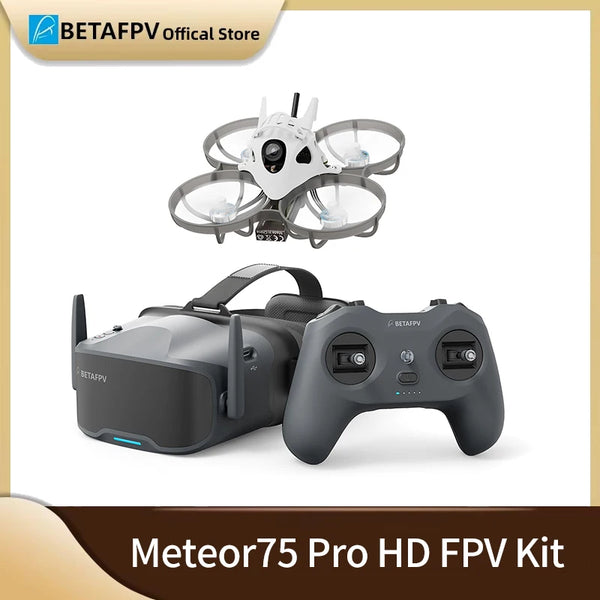 ឧបករណ៍ BETAFPV Meteor75 Pro HD FPV Kit Advanced 1S រួចរាល់សម្រាប់ហោះហើរជាមួយវ៉ែនតា VR04 HD វិទ្យុ LiteRadio 4 SE វីដេអូឌីជីថល 1080p ឆ្នាំ 2026