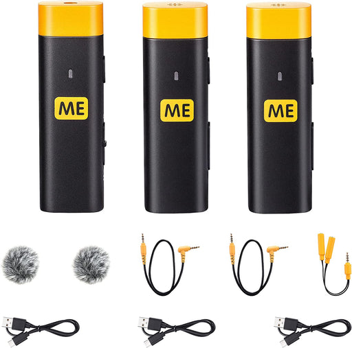 ME MIC-V2 2.4GHz Wireless Lavalier Microphones for Camera Samartphone iPhone Camcorder DSLR Recording YouTube Live Streaming Default Title
