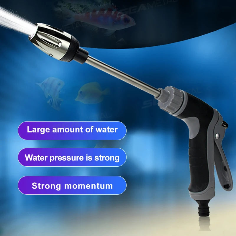 SEAMETAL High Pressure Car Water Gun Sprayer Garden Watering Foam Pot Sprinkler Car Wash Water Gun Car Cleaning Washing Tools