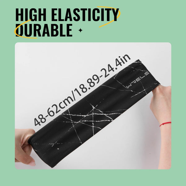 WRELS Sweatband Sweat Wicking Quick Dry Sports Headband Reflective Hair Band High Elastic Durable Men Women Running Headband