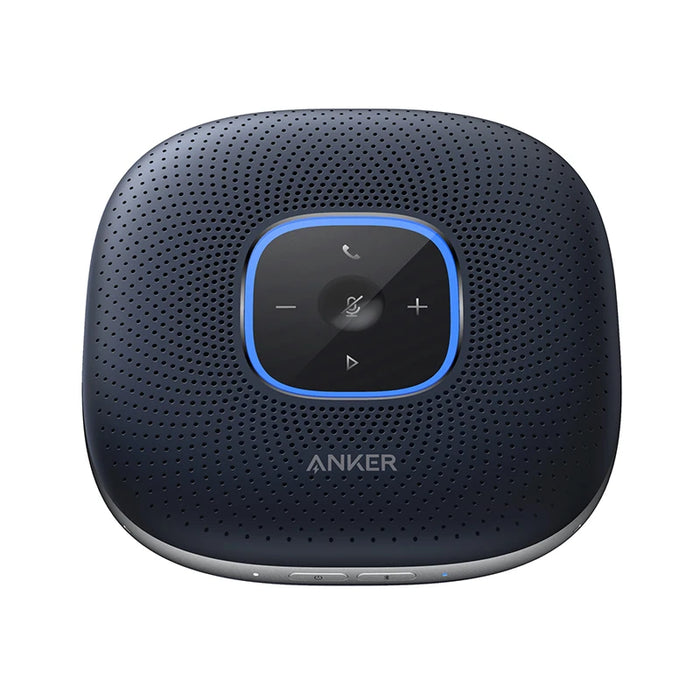 Anker PowerConf Bluetooth Speakerphone conference speaker with 6 Microphones, Enhanced Voice Pickup, 24H Call Time Blue China