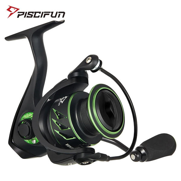 Piscifun Viper X Spinning Fishing Reel 4-15KG Max Drag  5.2:1/6.2:1 High Speed 10+1BB Smooth and Fast UltraLight Fishing Reels