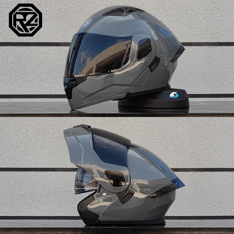 High Quality ORZ Motorcycle Full Face Helmet Four Seasons Motocross Racing Modular Flip Up Casco Moto Men Women Off Road Helmet