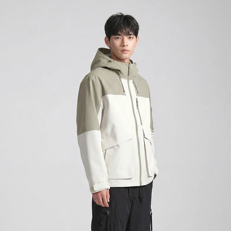 Semir Men Jacket Outdoor Mountain Style Hooded Loose Couple Casual Style Autumn Lightweight Outerwear Daily Wear 2026