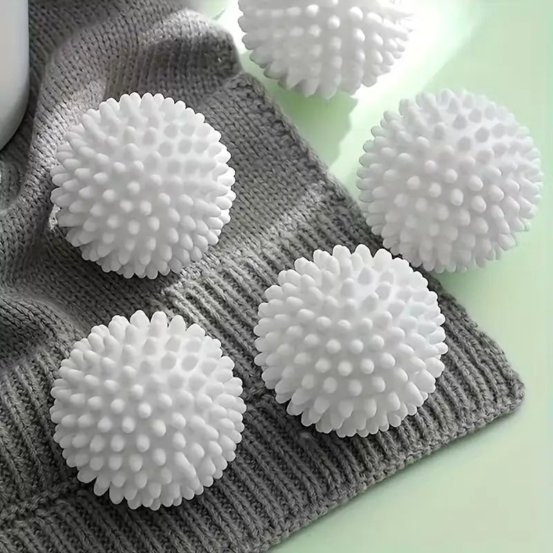 4-Pack Reusable Laundry Balls: Remove Hair, Soften, Anti-Tangle, Reduce Wrinkles, No Power