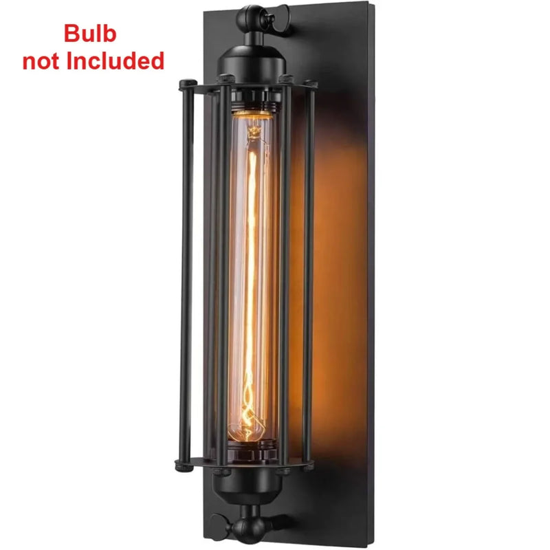 JOYINLED Vintage Industrial LED Wall Light E27 Retro Loft Wall Lamps Antique Black Lamp Sconce Lights Bedside Lighting Fixture
