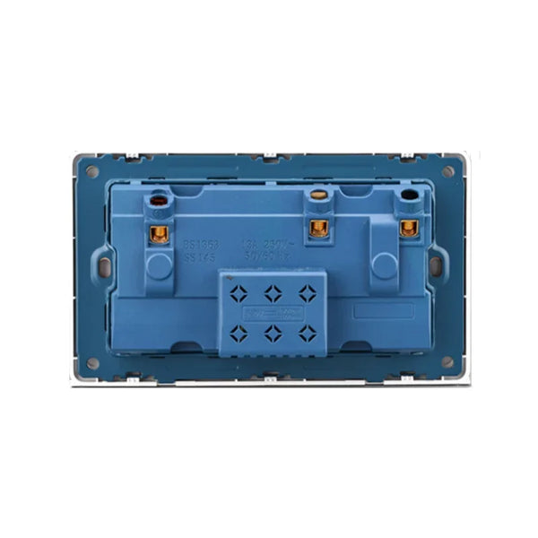 រន្ធដោតជញ្ជាំងប្រភេទ USB ពណ៌ស 18W ប្រភេទ C សាកថ្មលឿន, ឌុយដោតជញ្ជាំងជាមួយ USB, រន្ធដោតថាមពល 5 ម្ជុលពីរជាសកល