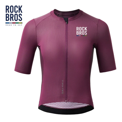 ROCKBROS ROAD TO SKY Bicycle Jersey Summer Breathable Cycling Jersey Women Cycle Short Sleeve MTB Road Bike Sportswear Clothing