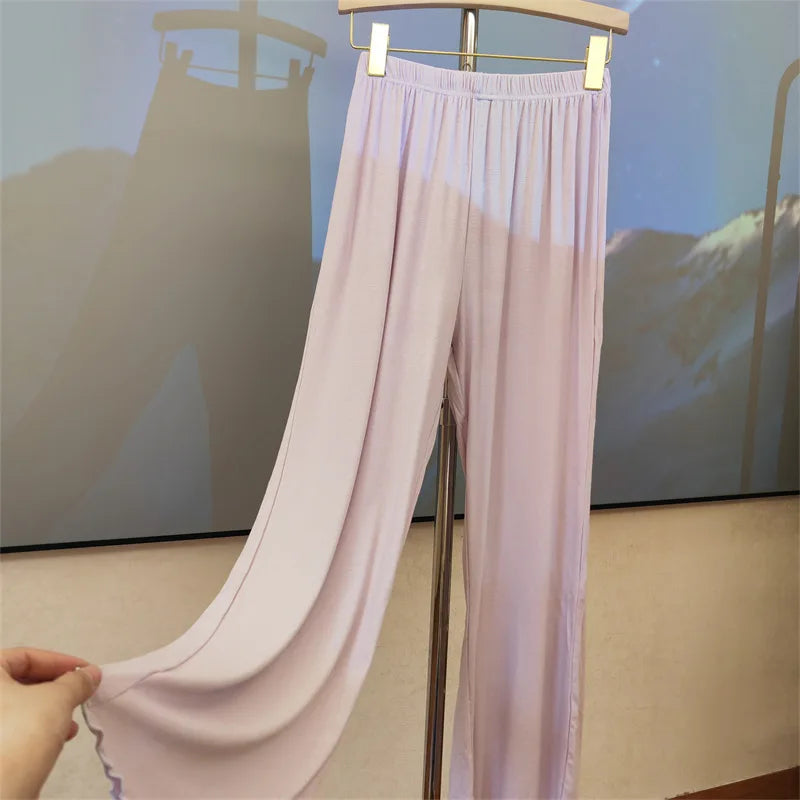 New Sleepwear Pajama Pants For Women Comfort Nightwear Modal Pyjamas Trousers Female Spring Autumn Home Wear Sleep Pantalon