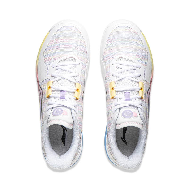 ស្បែកជើងវាយសី Li-Ning Unisex POUNCE 2 BOOM Cushion ទម្ងន់ស្រាល ស្បែកជើងហ្វឹកហាត់វាយសី LiNing ទម្ងន់ស្រាល លោតបានលឿន AYTV013