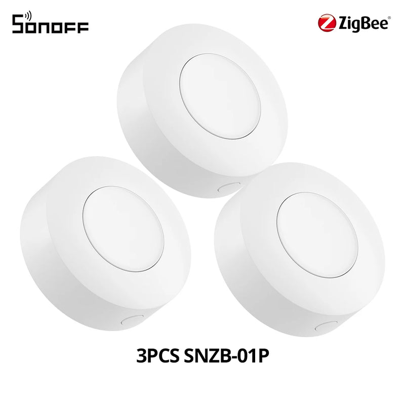 SONOFF SNZB-01P Smart Zigbee Wireless Switch 1-10PCS Smart Scene via eWeLink Two-Way Control with TX Ultimate NSPanel Pro Switch