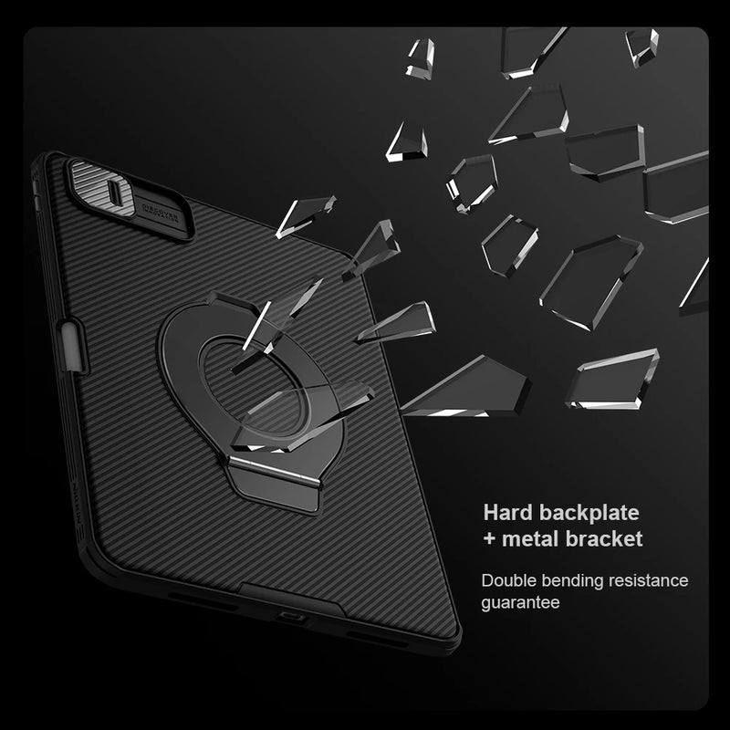 Nillkin for iPad Pro 13 M4 2024 Case for Air 13 2024/Air 10.9/Air 4/Air 5 Cover Lens Slide Camera Protection With Magnetic Stand