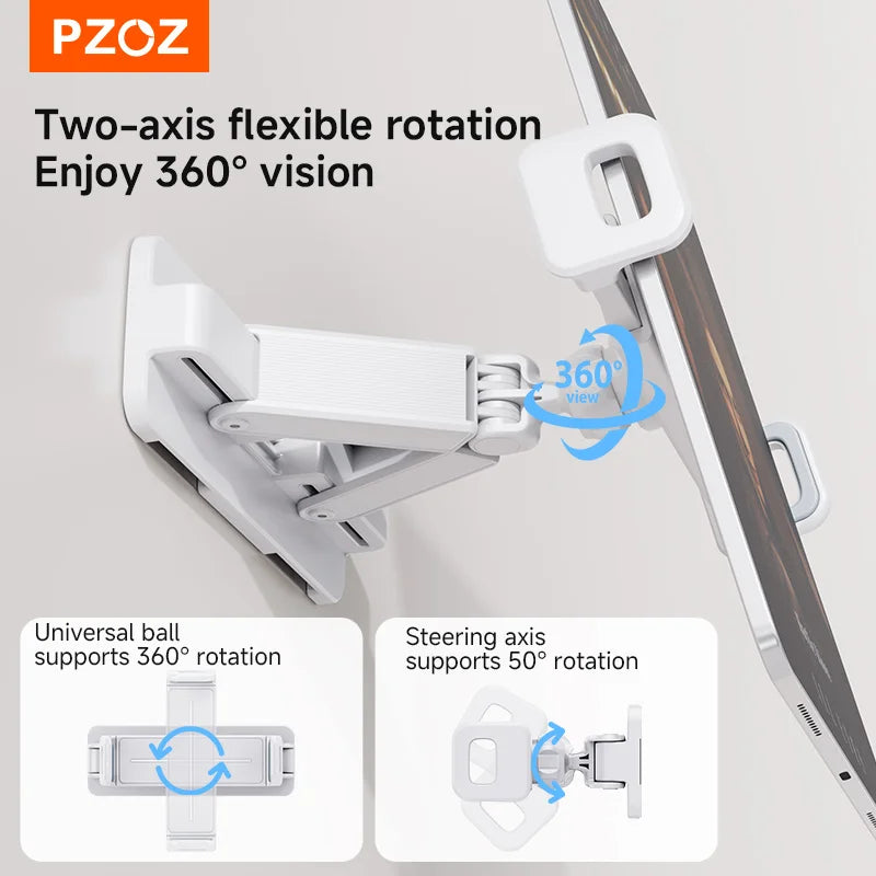PZOZ For tablet stand ipad wall bracket Xiaomi oneplus pad accessories kindle Kitchen study car mount sport Fitness holder