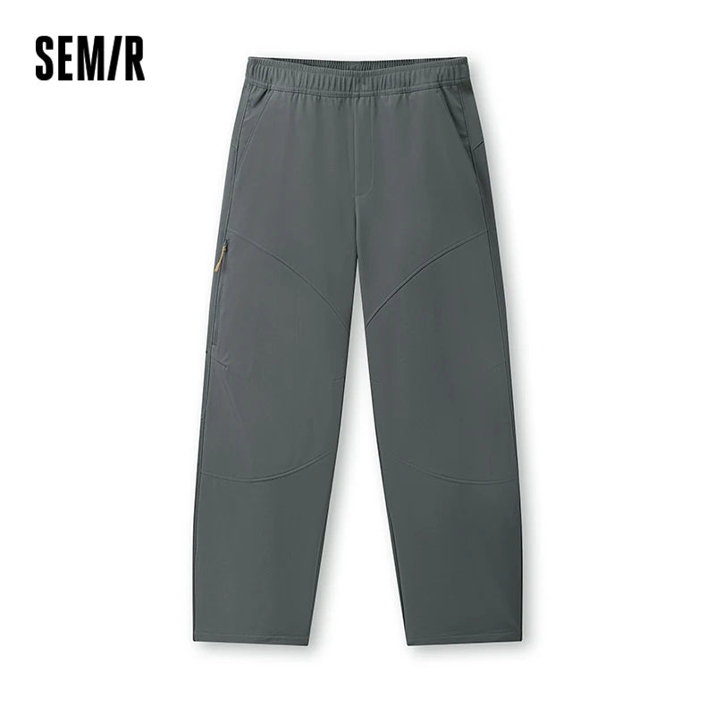 ខោបុរស Semir ធម្មតា ធន់នឹងទឹក កម្ដៅ ប្លុកពណ៌ រលុង សម ជើងកោង ឆ្នាំ២០២៦ ថ្មីសម្រាប់ពាក់ប្រចាំថ្ងៃរដូវរងា