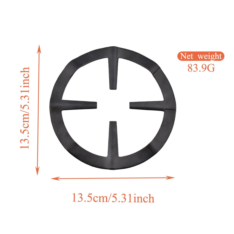 1PC Pot Holder Pot Stove Stand Heat Resistant Gas Range Burner Grate Non Slip Gas Hob Rack For Restaurant Cookware