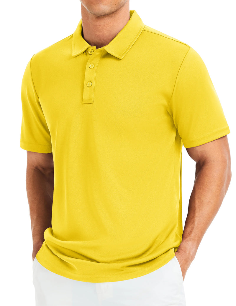TACVASEN Men's Quick Dry Lightweight Polo Shirts Short Sleeve Golf Collared Moisture Wicking Athletic Performance Casual Polos