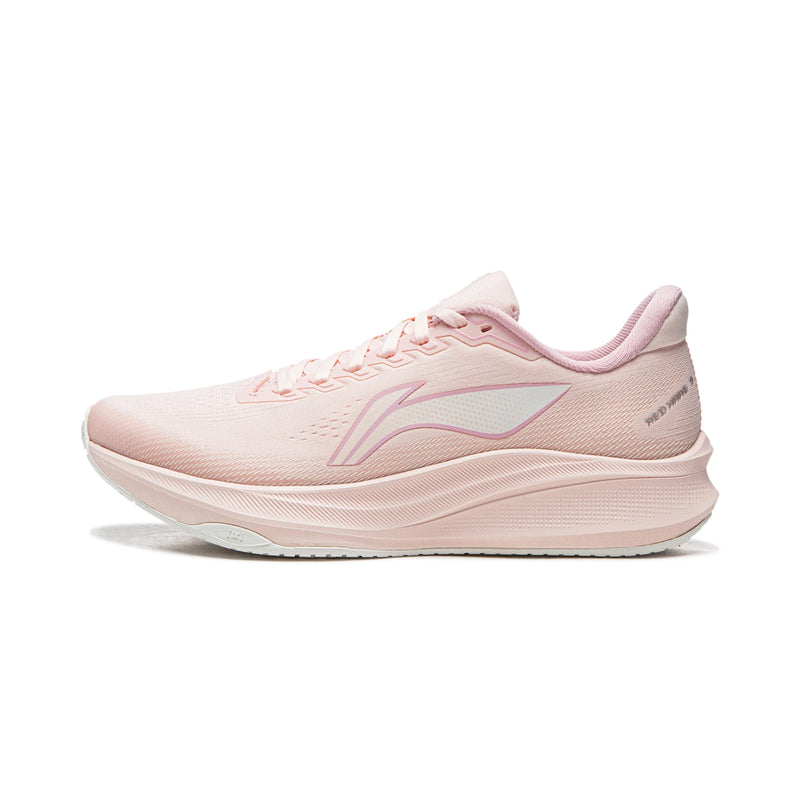 ស្បែកជើងរត់ប្រណាំង Li-Ning សម្រាប់នារី RED HARE 9 Racing មានស្នោស្រាល មានខ្យល់ចេញចូលបានល្អ ស្បែកជើងហ្វឹកហាត់ Lining ការពារការរអិល ARPW004