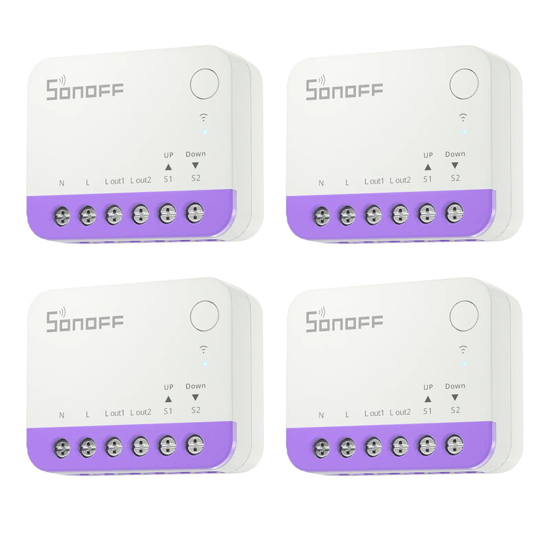 SONOFF MINI-RBS Smart Curtain Roller Shutter Switch Deviation Calibration Smart Scheduling and Exact Control via Matter ALexa