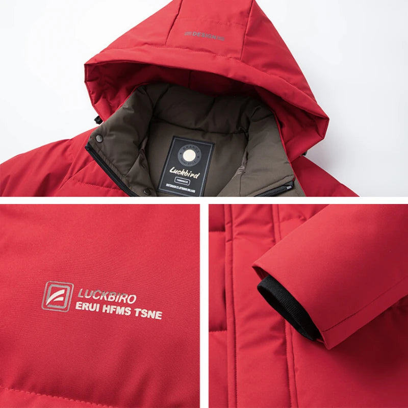 Winter Men's Casual Loose Cotton Jacket, Fleece Lined Padded Warm Keeping Lining, Fashionable Hooded Cotton Jacket
